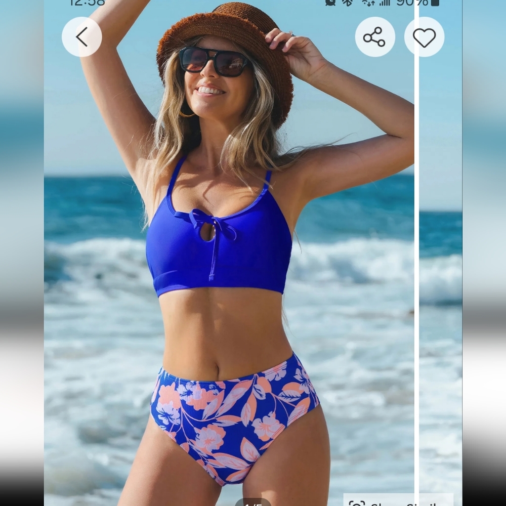 NWT Cupshe bikini set